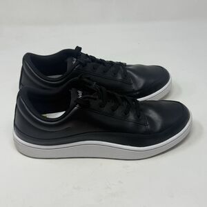 Allbirds Plant Pacer Sneakers Womens 9 Black Vegan Leather Comfort Walking Shoes